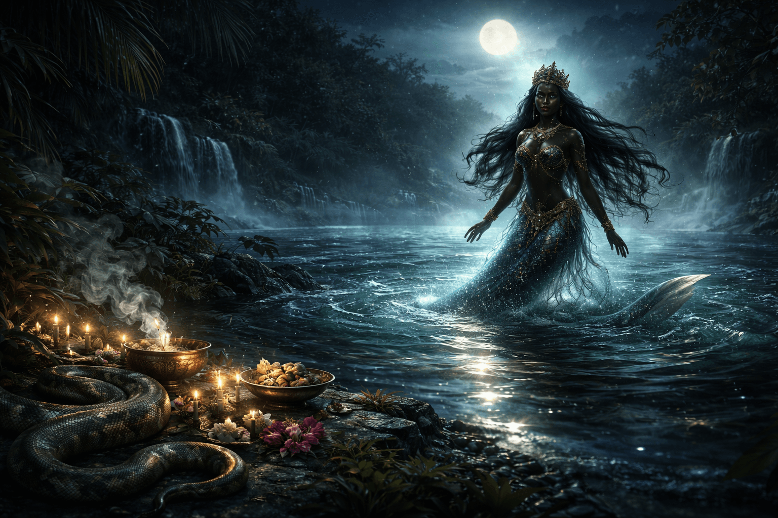 Mermaids By Region Africa — Black Echo