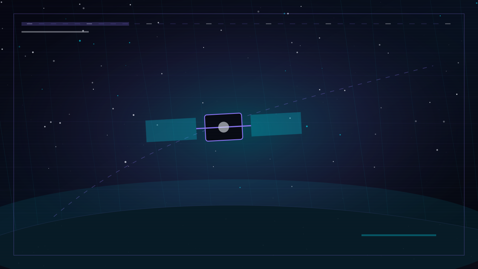 Classified dossier artwork showing a covert satellite link between a small field terminal and a distant intelligence headquarters